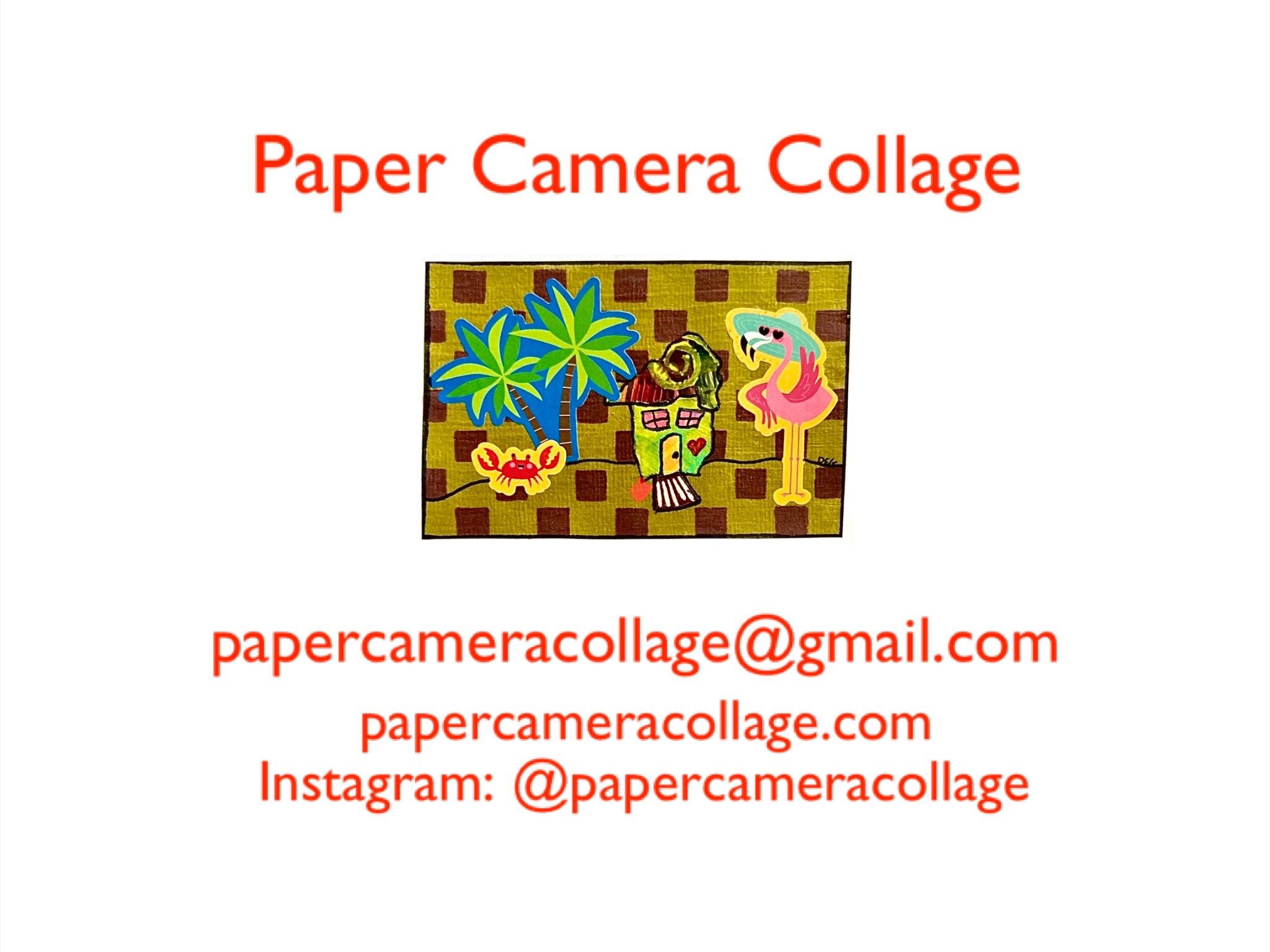 Paper Camera Collage